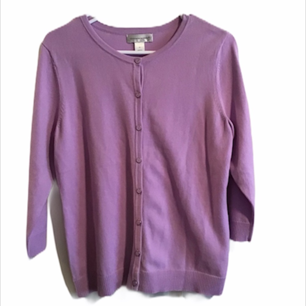 Christopher & Banks NWT purple cardigan